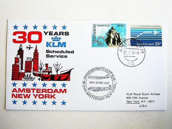 1976 New York KLM 30 jaar - (5328)